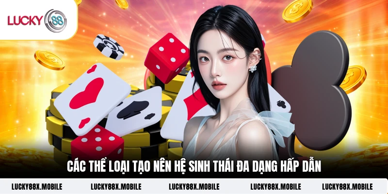 Các thể loại tạo nên hệ sinh thái đa dạng hấp dẫn