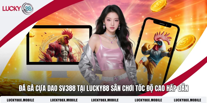 Đá Gà Cựa Dao SV388 Tại LUCKY88 Sân Chơi Tốc Độ Cao Hấp Dẫn