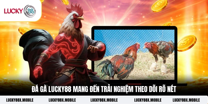 Đá gà LUCKY88 mang đến trải nghiệm theo dõi rõ nét 