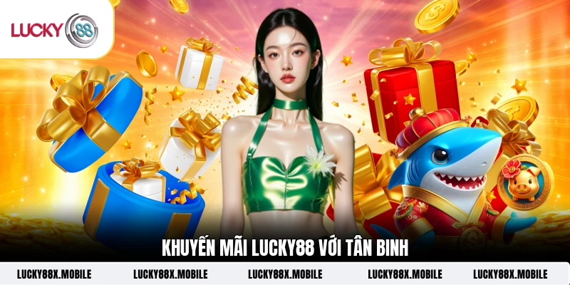 Khuyến mãi LUCKY88 với tân binh