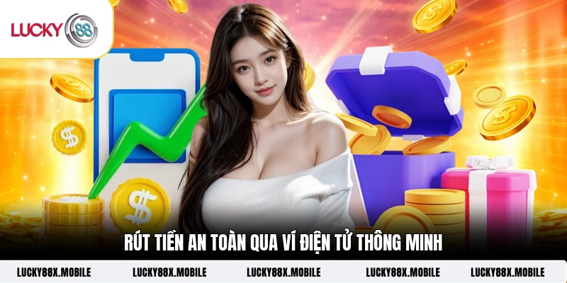 Rút tiền an toàn qua ví điện tử thông minh
