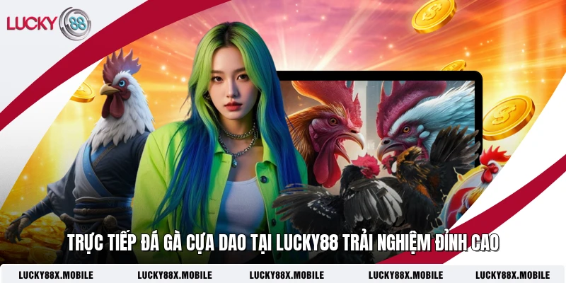 Trực Tiếp Đá Gà Cựa Dao Tại LUCKY88 Trải Nghiệm Đỉnh Cao
