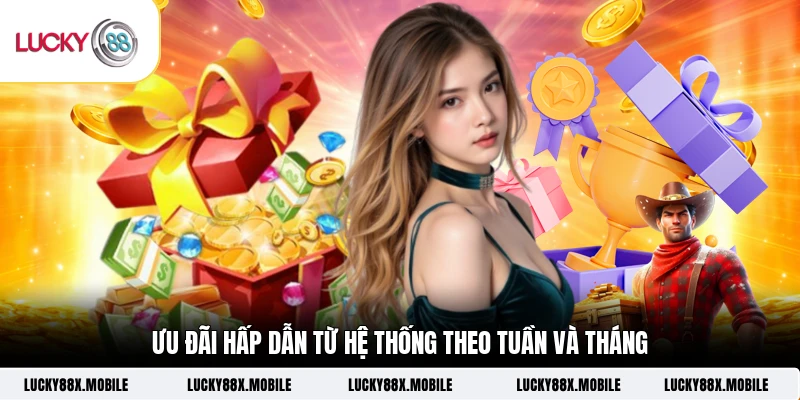 Ưu đãi hấp dẫn từ hệ thống theo tuần và tháng